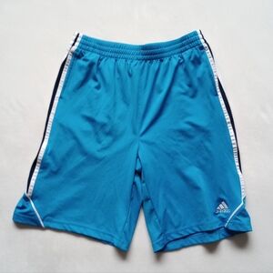 Adidas▪️Boys XL(18) Climalite Turquoise Basketball Gym Shorts